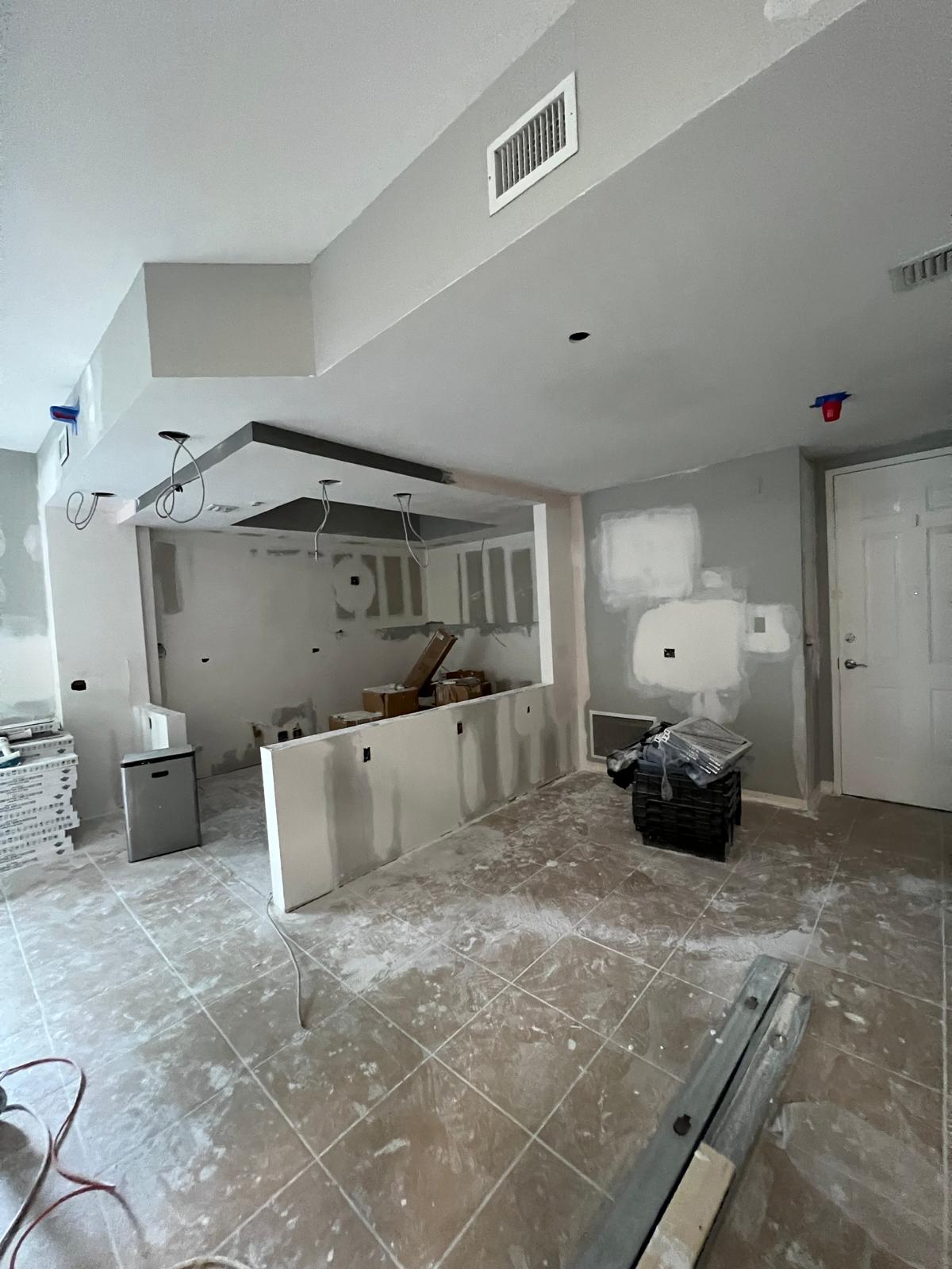 Drywall repair by Bizarro Remodeling, Fort Lauderdale home improvement.